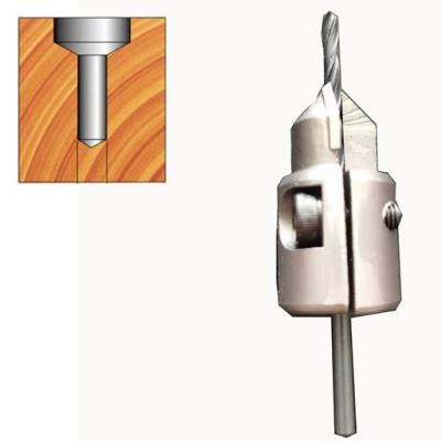 China Wood Drilling Tideway TCT Tungsten Carbide Dill Bit 3mm-7mm annular cutter Countersink Bit For woodworking for sale