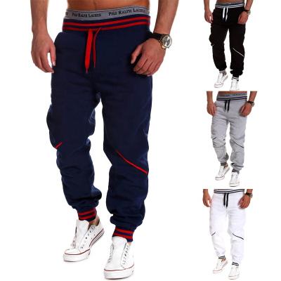 China Men's Casual Contrast Color Sports Winter Midweight Trousers Joggers Pants for sale