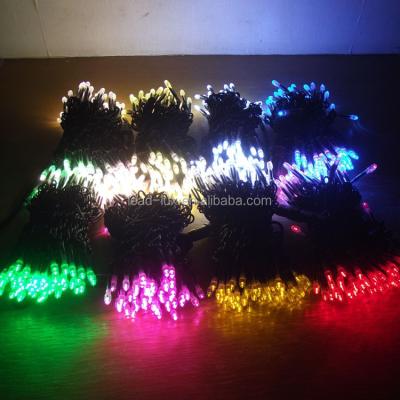 China Indoor Rain waterproof black PVC cable LED string light outdoor for sale