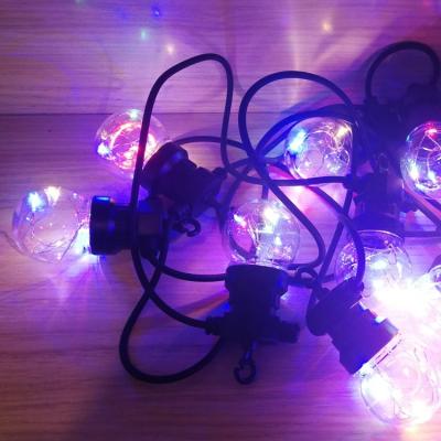 China Festive lighting 50m Connectable CE Approved 2700K Soft Warm White 24V Waterproof IP44 Static LED G50 Festoon Light for sale