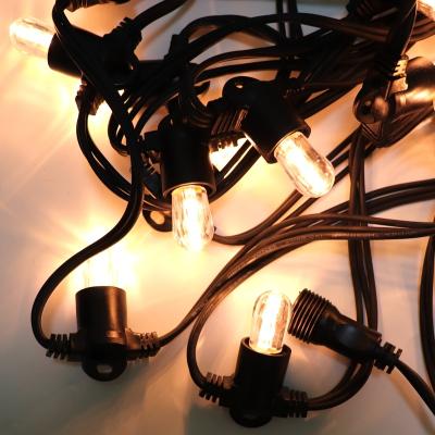 China Beautiful Restaurant Cafe Decorative Light Pretty E14 Bulb Garland Light String for sale