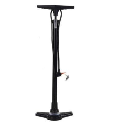 China High Performance Steel Bicycle Pump with Best Selling Pressure Gauge 160 PSI Bicycle Floor Pump for sale