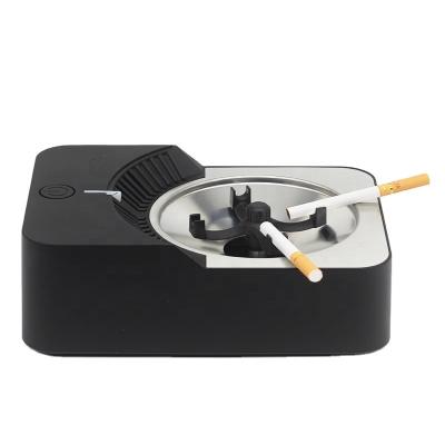 China Built-in Rechargeable Battery New 2 In 1 Multifunctional Air Purifier Smokeless Ashtray For Smokers for sale