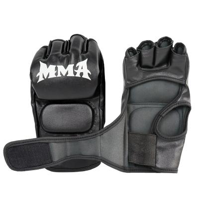 China New Durable Hot Sale Muttahida Majlis-e-Amal Finger Boxing PU Leather Coated Boxing Gloves For Training Glove for sale