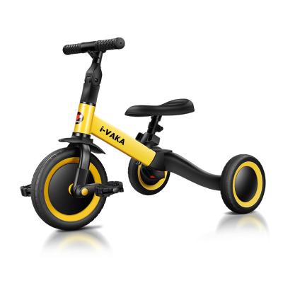 China High quality steel 3 in 1 foot bicycle/fashion multifunctional tricycle on sale/two seat kids bike for baby for sale