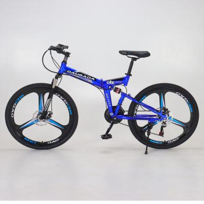 China 21 speed folding bike cycle bicicleta mountain bikesuspension 26 steel wholesale inchfolding mountain bike for sale