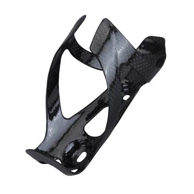 China Wholesale Lightweight Carbon Fiber Lightweight Bicycle Water Bottle Cage Bracket Recycling Bottle Holder for sale