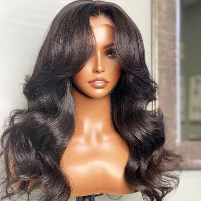 China Free Shipping Indian Full Lace Body Wave Hair Wig Body Wave Cuticle Aligned Hair Extensions Wigs With Baby Hair HD Lace Frontal Wig for sale