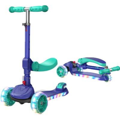 China Over 2 Years LED Flashing Kick Scooter 3 in 1 Music Wheel LED for Kids Ages 2-6 for sale