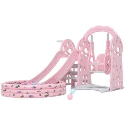 China 1-10 Years Baby 2020 Plastic Baby Used Playground Slide Swing For Sale for sale