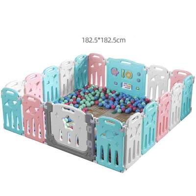 China Safty Modern Chinese Indoor Baby Fence Factory Price Playpen Play Fence Plastic Baby Playpen for sale