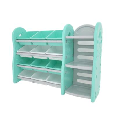 China Shelf Children's Book Shelves Toy Cabinet Furniture Baby Room Toy Shelf and Rack Sets Children's Toy Storage Plastic Rack for sale