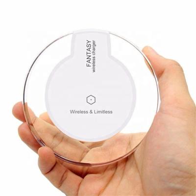 China Mobile Phone Smart Universal Imagination Qi Wireless Charger For iPhone Samsung Mobile Phone Qi 5W K9 Crystal Wireless Charger for sale