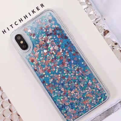 China New Design Waterproof Glitter Mobile Phone Cover Glitter Phonecase Custom Mobile Phone Cases for sale