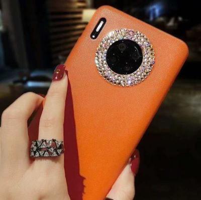 China Shockproof Luxury Diamond PU Leather Back Cover PhoneCase Protector For Xiaomi Redmi Mate30 / Mate 30 pro case for sale