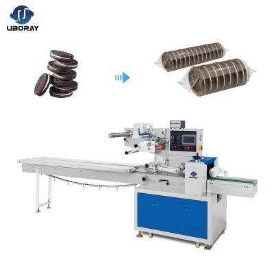 China Automatic Food Flow Packing Machine Biscuit Biscuit Packing Machine Small Biscuit Packaging Machine for sale