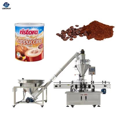 China Food 100g Automatic 300g Mini Chilli Spice Powder Can Tin Jar Filling Machine for sale