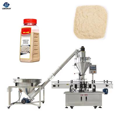 China Automatic Food Auger Filler Coffee Chili Small Protein Dry Milk Spice Powder Filling Machine for sale