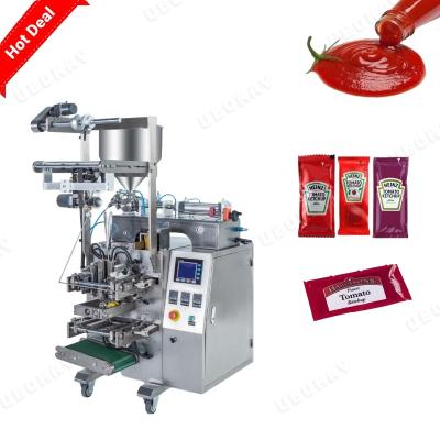 China Automatic Small Chilli Soy Sauce Liquid Sachet Stick Food Pouch Filling Packing Machine for sale