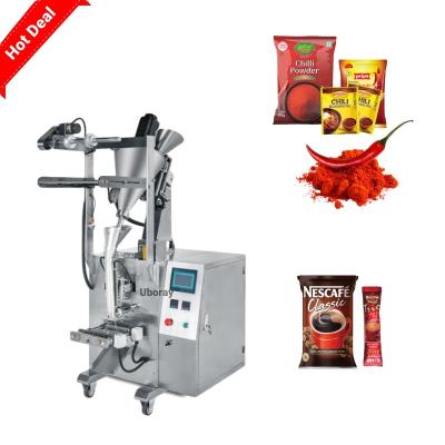 China Fully Automatic Small Sachets Food Spice Dry Pepper Machine Red Chilli Powders Packing Machinery for sale