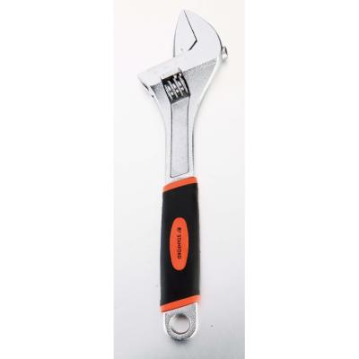 China Carbon Steel Adjustable Wrench 1 1/2IN Carbon Steel With Comfort Grip Grip 2000lb-ft Not Rated NC ST-060106; ZHE-OEM for sale