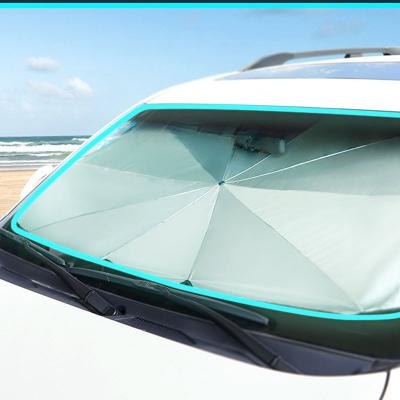 China Country Sun Protection Car Windshield Umbrella Car Front Side Window Umbrella For Car UV Easy To Carry And Close for sale