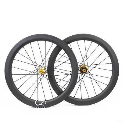 China Mountain Bikes 20inch Carbon Wheel T700 For Folding Bicycle Birdy Bikes Road Bikes Disc Brake 100/130mm Rim Brake 100/130mm for sale