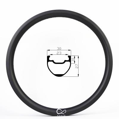 China BMX 20x1.5 BMX carbon rims 406 wheels tubeless lightweight folding bikes 27mm depth 30mm width SY406-27-30T for sale