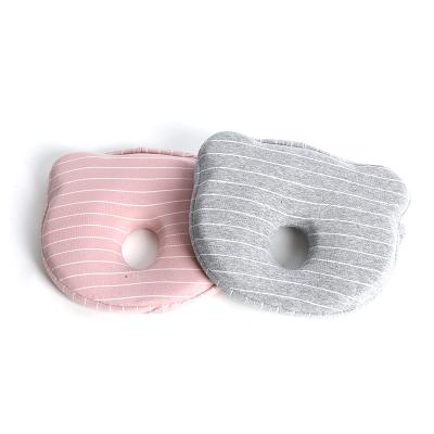 China Hot Selling Amazon Memory Cotton Memory Foam Pillow Crate Orthopedic Flat Head Crib Pillow Portable Baby Support Pillow for sale