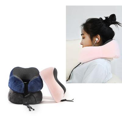 China Latest Anti-Apnea Memory Foam U Shape Neck Pillow Travel Neck Pillow For Car Office Comfortable Memory Foam Pillow for sale