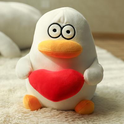 China OEM ODM Bath travel decorative custom cute duck plushie newborn plush toy there are many colors soft bulk knit duck doll plush toys for sale