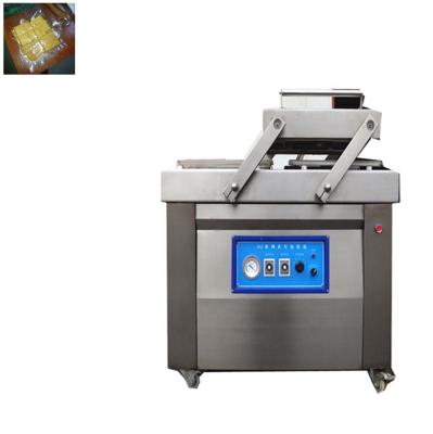 China Semi-automatic Food Keeping Fresh Tray Sealing Food Vacuum Skin Packing Machine for sale