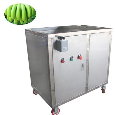 China High Efficiency Easy Operate Banana Peeling Machine High Quality Electric Dual Drive Inlet Green Banana Peeling Machine for sale