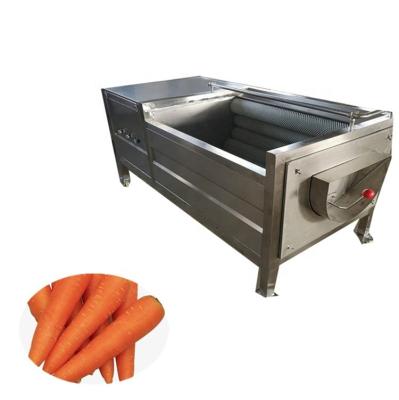 China High Efficiency Easy Operate Automatic Brush Carrot Washing Machine Wool Roller Potato Cleaning And Peeling Machine for sale