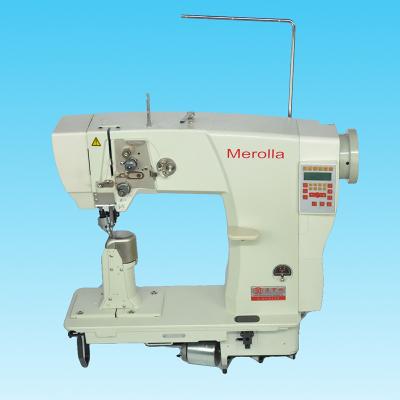 China Garment Shops Germany Merolla Brand Bag Shoe Fabric Belt Leather Curtain Sewing Machine Electric Industrial Automatic Single Needle for sale