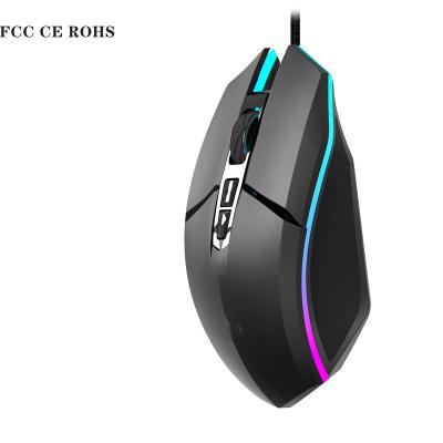 China Ergonomic Design PMW3325 10000DPI RGB Gaming Mouse Programmable Mouse Gamer Ergonomic 7 Button for PC Laptop Computer for sale