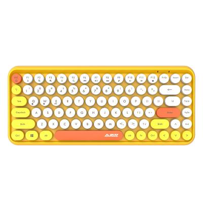 China 308I BT Wireless Retro Mixed Color Keycap Typewriter Typewriter Keyboard For PC Laptop Windows IOS for sale