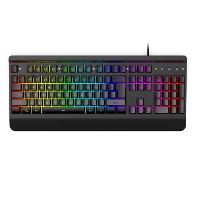 China 19 Keys Anti-Ghosting Wired Computer Gaming Keyboard With Rainbow Design 19 Keys Anti-Ghosting Backlit Ergonomic Keyboard For Gamer for sale