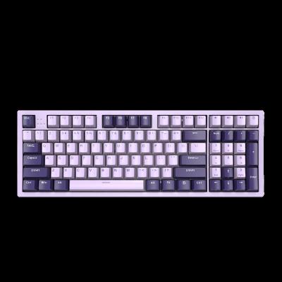 China MX PBT Key Top Cherry MX Switch 96 Cherry Mechanical Gaming Keyboard Purple With Removable Magnetic Panel for sale