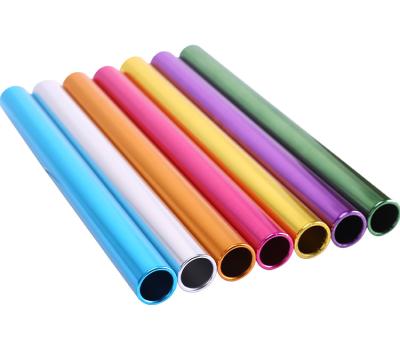 China High precision outdoor sports relay baton racing running athletics aluminum poles track field relay sticks for sale