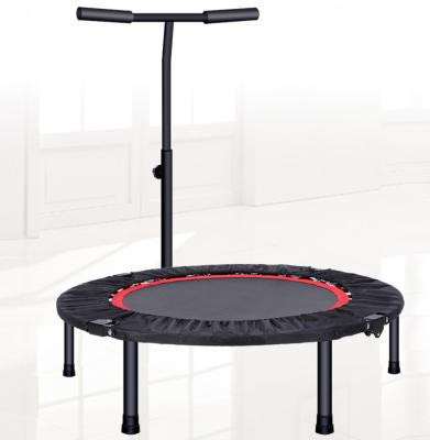 China Indoor Exercise Harness Trampoline Round Fitness Trampoline Durable Kids Jumping Trampolines for sale