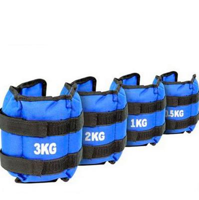 China Bodybuilding Fitness Training 1KG/2KG/3KG/4KG/5KG Adjustable Sandbag Weight Ankle Strap Arm Leg Ankle Weights Wrist Ankle Weights for sale