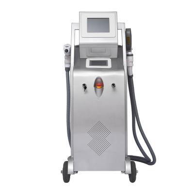 China Anti-puffiness single shr hair removal machine soft light nd yag laser tattoo reduction rf beauty equipment for sale