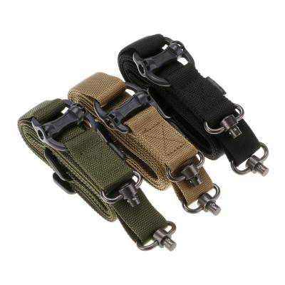 China Art Outdoor Tactical MS4 Flying Double Hook Safety Separation Rifle Harness Quick Harness Two Adjustable Gun Nylon Point for sale