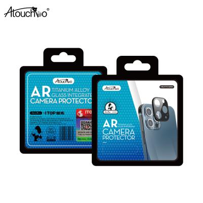 China New Atouchbo Technology Super Clear AR Glass + Metal For iPhone Camera Lens Protector D403 for sale