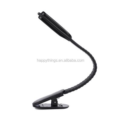 China Portable Creative Factory Direct Flexible USB Rechargeable Clip LED Reading Book Light for sale