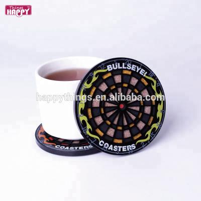 China Factory Price Novelty Sustainable Item Colorful Tableware Target Plastic Coasters For Crafts for sale