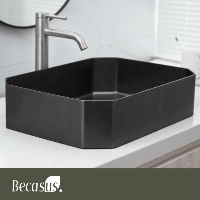 China Modern Hot Sales Above Counter Handmade Luxury Artistic Wash Basin Counter Top Sink Sanitary Ware For Bathroom for sale