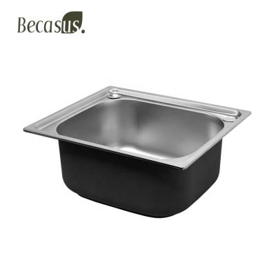 China Without Faucet Restaurant Manufacturer Modern Single Bowl Stainless Steel Factory Folding Faucet Undermounted Kitchen Sink Large for sale