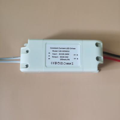 China ABS Plastic Ready To Boat Factory Price Constant Current AC100-240V DC30-50V250mA LED Driver ABS Housing Power Supply for sale